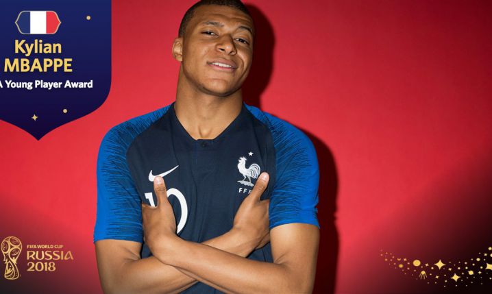 Kylian Mbappe najlepszym młodym zawodnikiem Mistrzostw